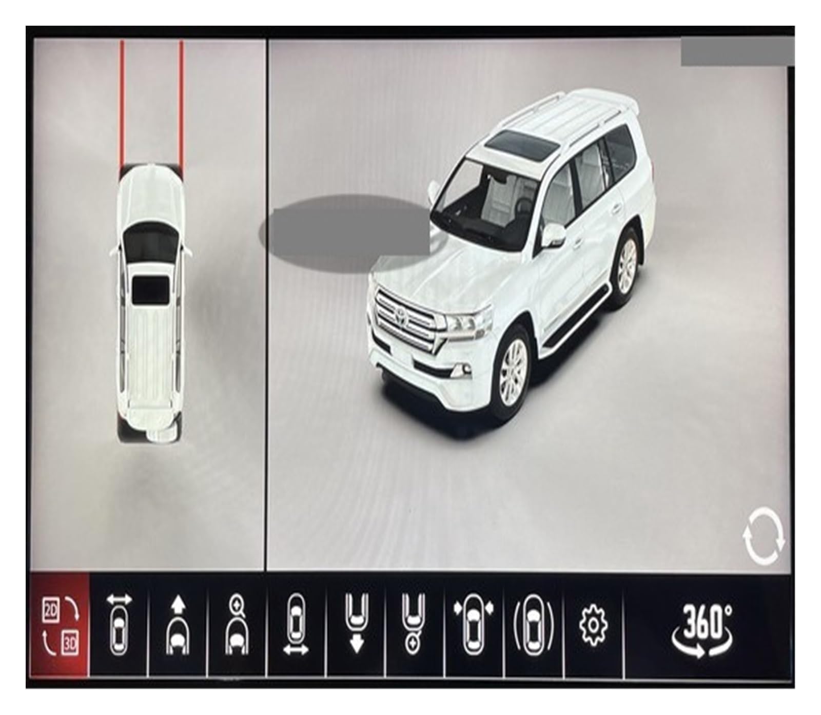 Amazon.co.jp: トヨタ ランドクルーザー車対応 360度カメラ 鳥瞰 3D